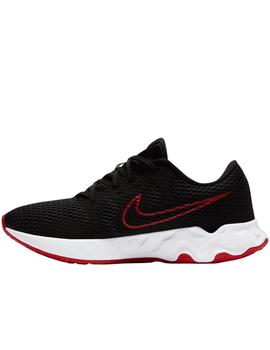 Zapatillas nike renew ride 2 negro rojo de hombre.