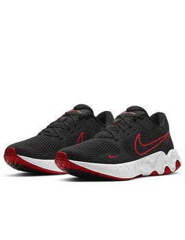 Zapatillas nike renew ride 2 negro rojo de hombre.