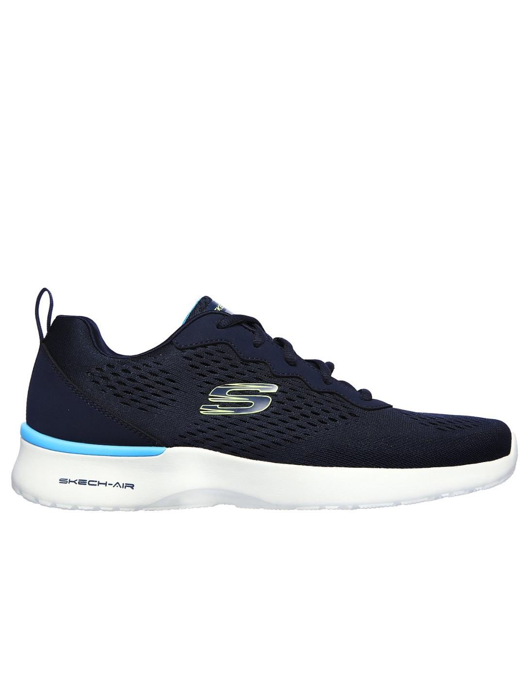 Zapatillas skechers air dynamight tuned up marino de hombre.