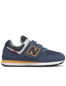 Zapatillas new balance pv574sy2 azul de niño.