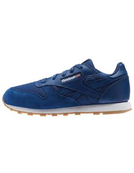 Zapatillas de Niño Reebok CL LEATHER ESTL AZUL