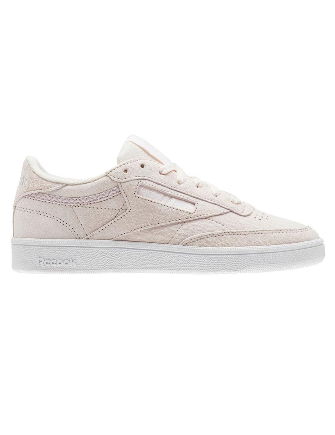 Zapatillas de Mujer Reebok CLUB C 85 TRIM ROSA