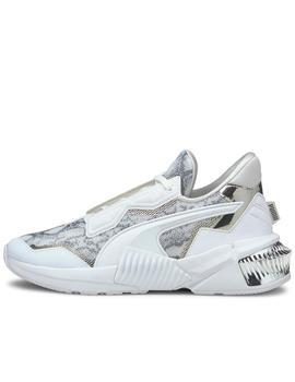 Zapatillas puma sales plateadas mujer