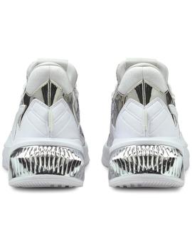 Zapatillas puma provoke xt untmd blanco plata de mujer.