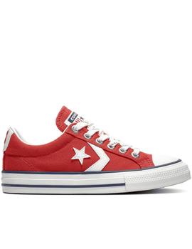 Zapatillas converse star player ev ox rojo de niño.