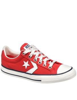 Zapatillas converse star player ev ox rojo de niño.