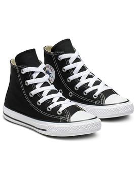 Zapatillas all star chuck taylor hi yths negro de niño.