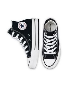 Zapatillas converse plat. jr ctas eva lift hi negro de niña.