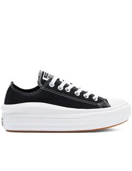 Zapatillas chuck taylor all star move ox negro de mujer.