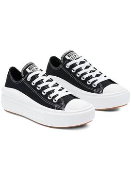 Zapatillas chuck taylor all star move ox negro de mujer.