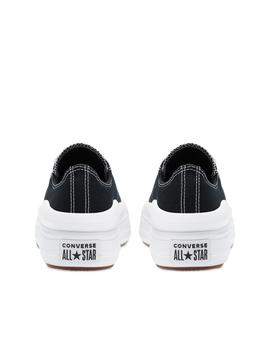 Zapatillas chuck taylor all star move ox negro de mujer.
