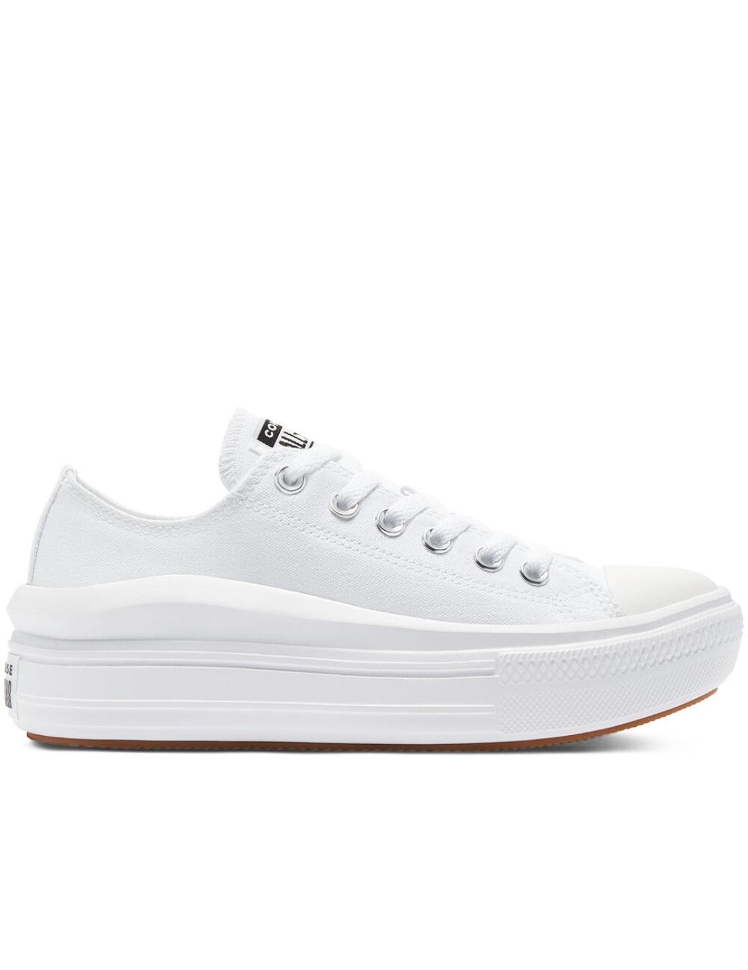 Zapatillas chick taylor all star move ox blanco de mujer.