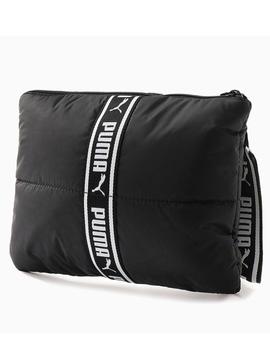 bolso de mano puma prime puffa negro de mujer.