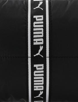bolso de mano puma prime puffa negro de mujer.
