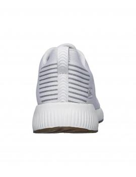 Zapatillas skechers bobs squad glam blanco de mujer.