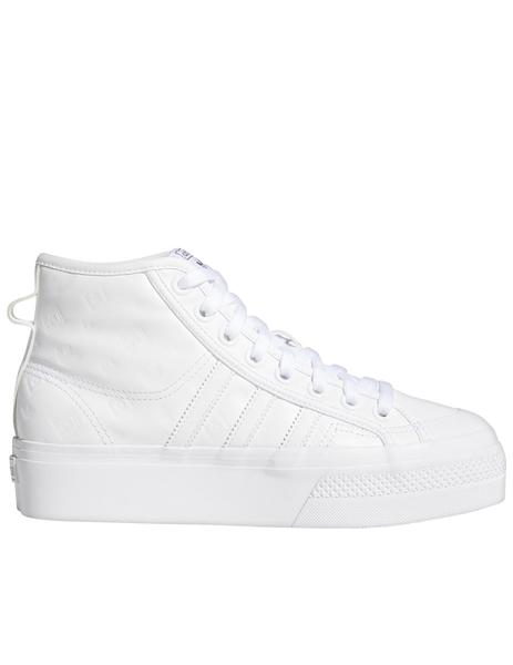 alto apenas Asombro zapatillas adidas nizza platform mid piel blanco de muje