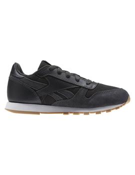 Zapatillas de Niño Reebok CL LEATHER ESTL NEGRO