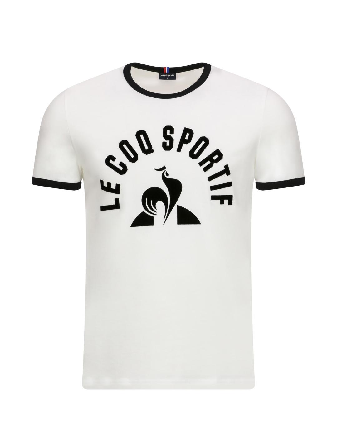 camiseta le coq sportif ess tee ss new optical de hombre.