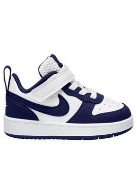 Zapaillas nike borough low blanco azul be