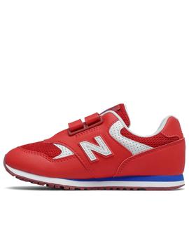 Zapatillas new balance yv393bbp rojo de niño.