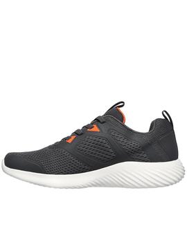 Zapatillas skechers bounder high degree gris de hombre.