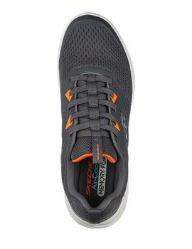 Zapatillas skechers bounder high degree gris de hombre.