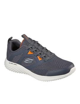 Zapatillas skechers bounder high degree gris de hombre.