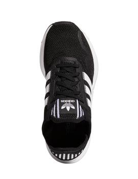 Zapatillas adidas swift run j negro de niño.