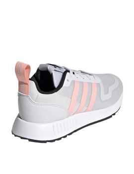 Zapatillas adidas multix gris rosa junior.