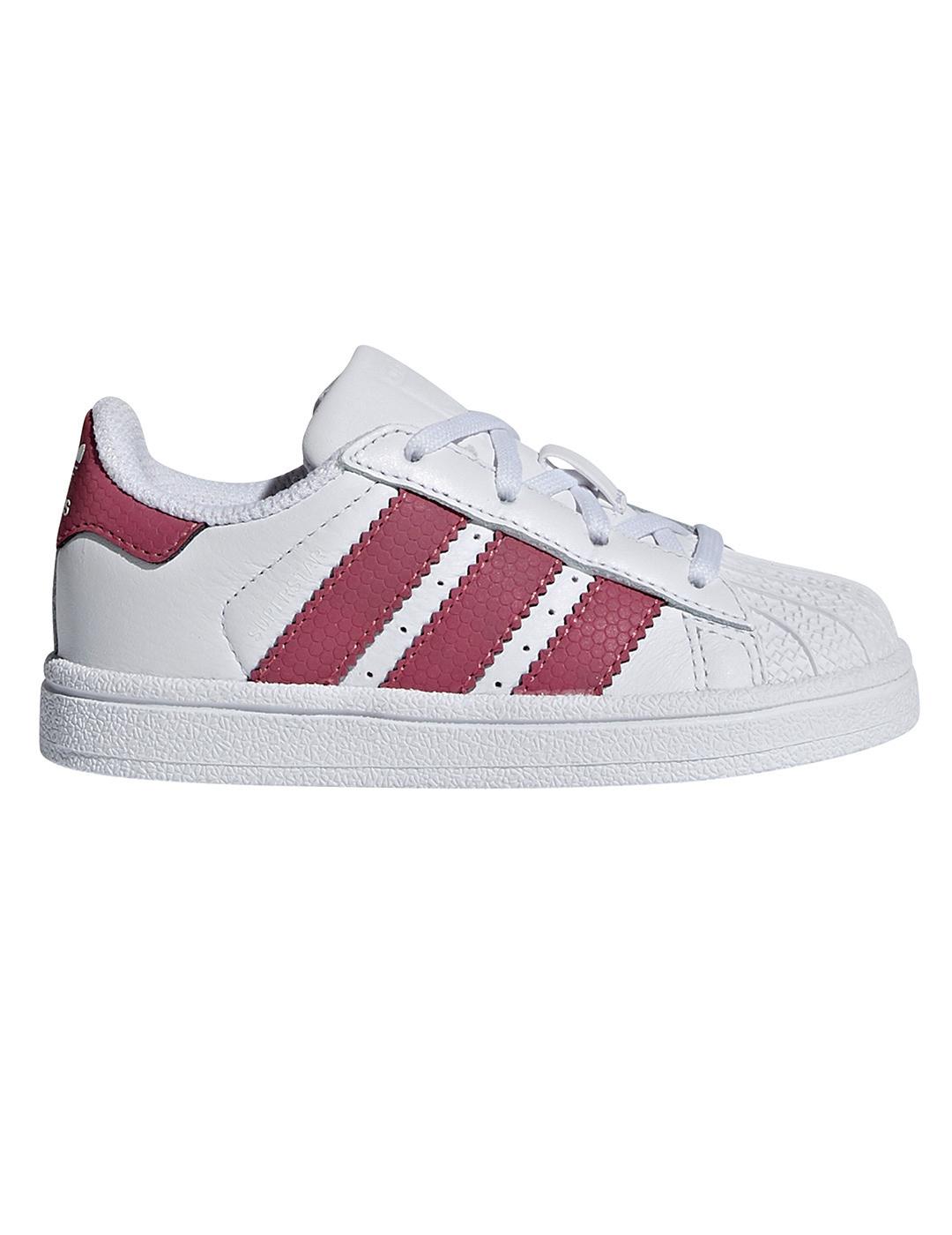 Zapatilla  de niña Adidas Superstar rosa