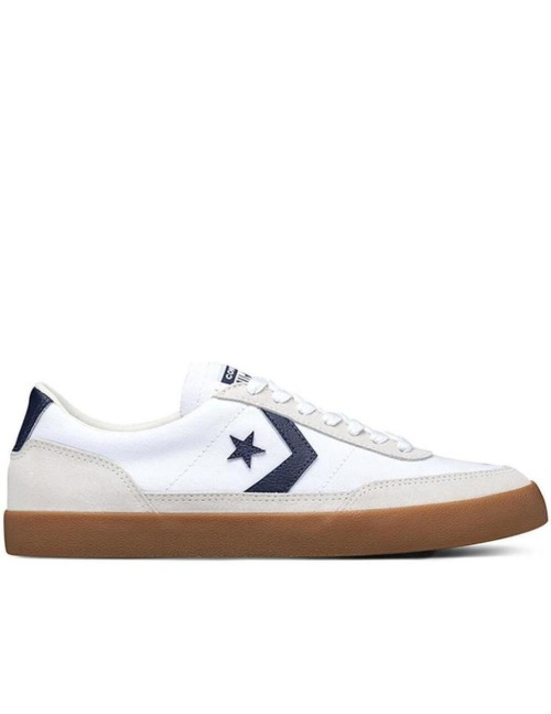 Zapatillas converse star blanco azul hombre.