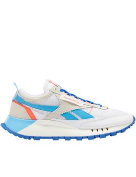 Zapatillas reebok cl legacy blanco azul de hombre.