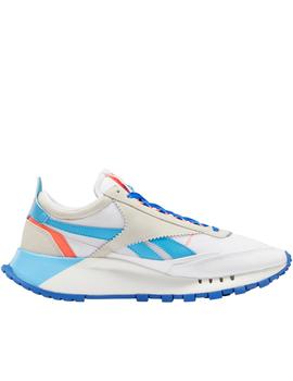 Zapatillas reebok cl legacy blanco azul de hombre.