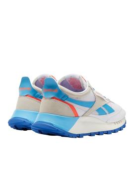 Zapatillas reebok cl legacy blanco azul de hombre.