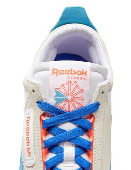 Zapatillas reebok cl legacy blanco azul de hombre.