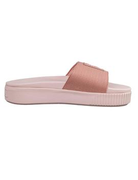 CHANCLAS DE MUJER PUMA PLATFORM SLIDE BEIGE