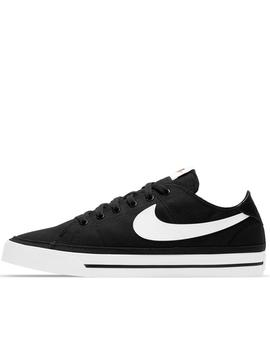 Zapatillas nike court legacy canvas negro de hombre.