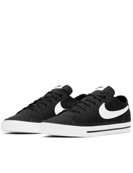 Zapatillas nike court legacy canvas negro de hombre.