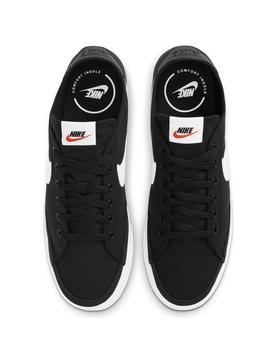 nike court legacy canvas negro de hombre.