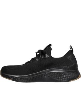 Zapatillas skechers solar fuse valedge negro de hombre.