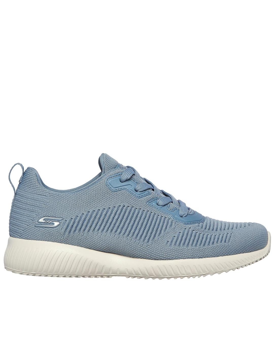 Zapatillas skechers bobs squad azul de