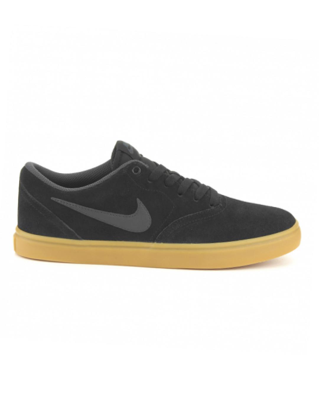 Zapatillas de Hombre NikeSB CHECK SOLAR NEGRO CARA