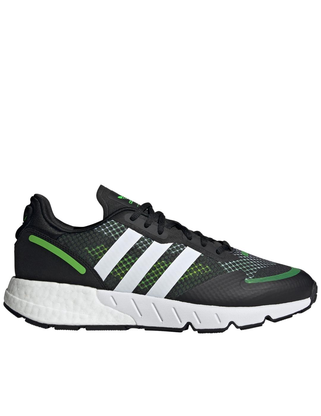 Zapatillas adidas zx 1k boost negro verde de