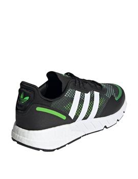 Zapatillas adidas zx 1k boost negro verde de hombre.