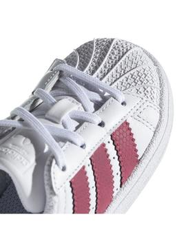 Zapatilla  de niña Adidas Superstar rosa