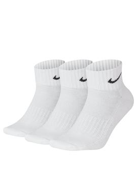 calcetines nike tobilleros blanco unisex.