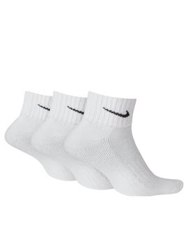 calcetines nike tobilleros blanco unisex.