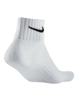 calcetines nike tobilleros blanco unisex.