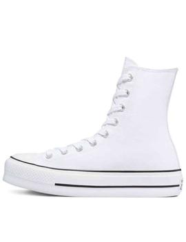 Zapatillas extra high platform chuck taylor all star blanco