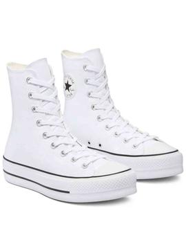 Zapatillas extra high platform chuck taylor all star blanco